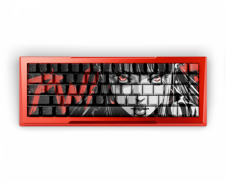 Pwnage Zenblade 65 V2 – Hall-efekti Pelinäppäimistö Nyomi Red Edition ANSI – Punainen