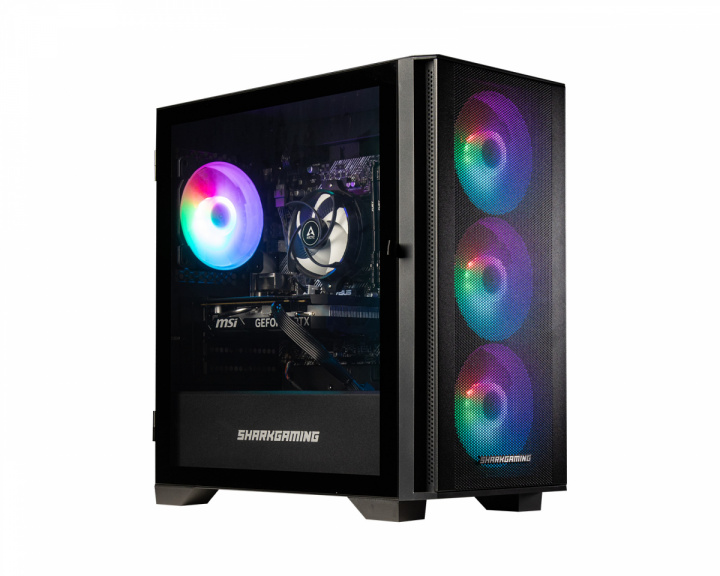 Shark Gaming Shark Maelstrom R714 Gaming PC - Pelitietokone - RTX 5060 Ti - Ryzen 7 5700X