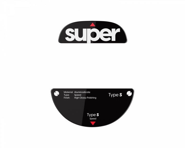 Superglide Glass Skates Type-S Pulsar TenZ Signature Edition - Musta