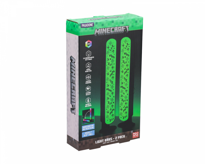  Minecraft Light Bars kaukosäätimellä - 2-kpl