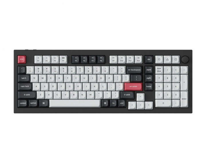  Q5 HE 96% RGB Hotswap ISO Näppäimistö [Nebula Linear] - Musta