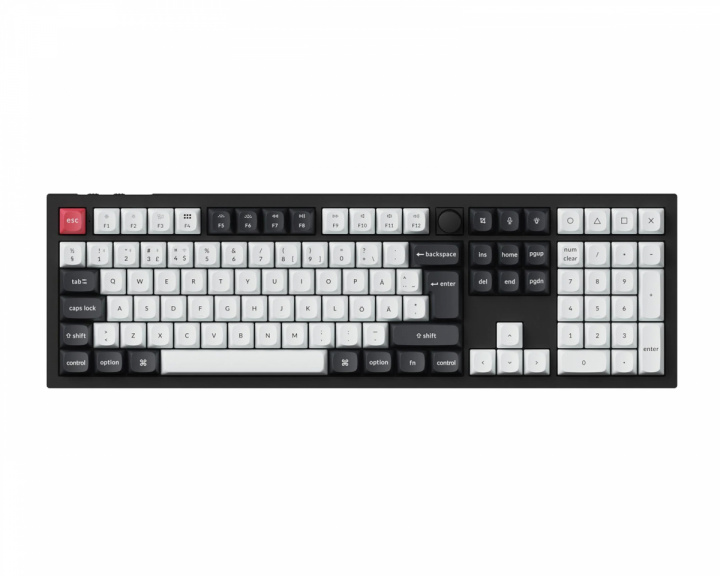  Q6 HE RGB Hotswap ISO Näppäimistö [Nebula Linear] - Musta