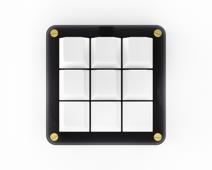 MaxCustom 9-Key MacroPad - Musta