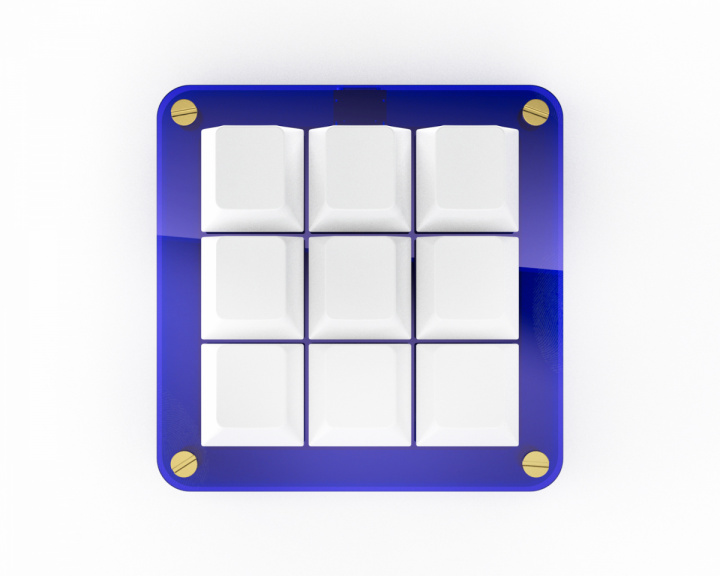 MaxCustom 9-Key MacroPad - Sininen