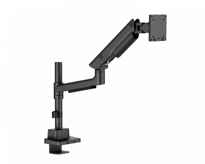 MaxMount Hercules Näytönjalusta 27kg USB-portit 24”-57” Musta - 1 Näyttö