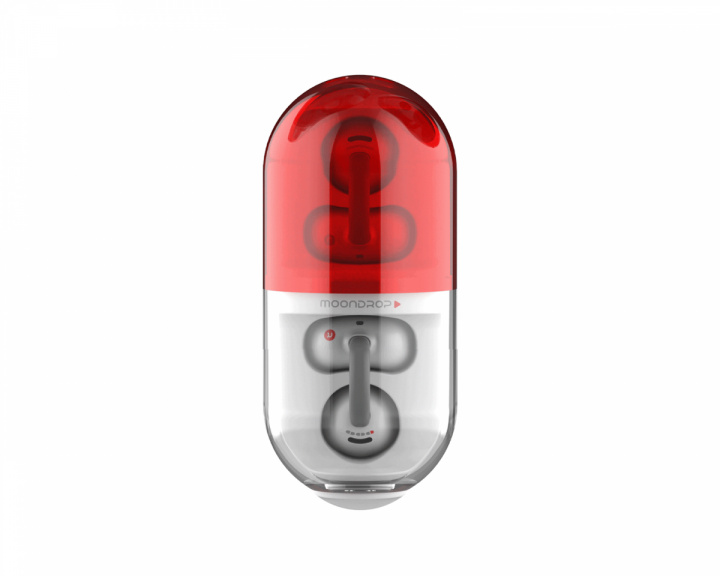  Pill Langattomat Nappikuulokkeet - Punainen