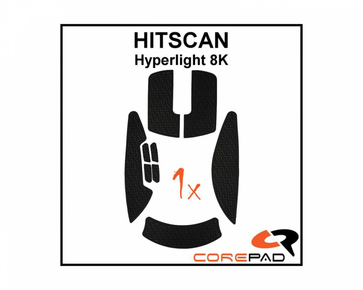 Corepad Soft Grips HITSCAN Hyperlight 8K - Musta