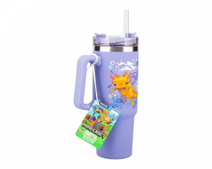  Minecraft Tumbler Kuppi 900ml - Violetti