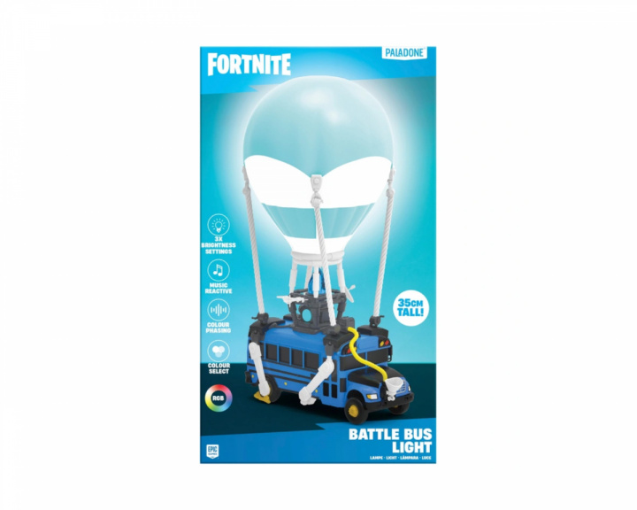  Fortnite Battle Bus Diorama Lamppu