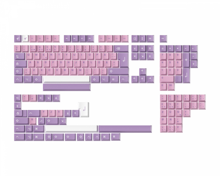  MxG x Milkyway Keycap set (ISO) - Pink