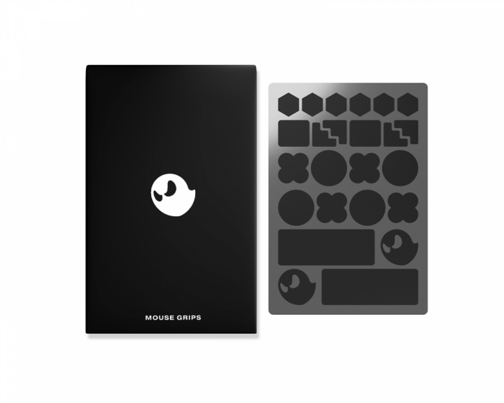 GHOSTGLIDES GHOSTGRIPS - Yleiskahvat hiirille ja näppäimistöille - Black Heavy