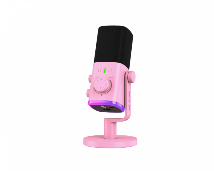 Fifine AmpliGame AM9 USB/XLR Mikrofoni - Vaaleanpunainen