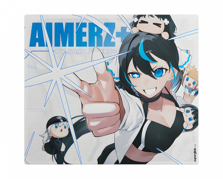 Pulsar Superglide Glass -hiirimatto v2 XL - Aimerz Yui Edition