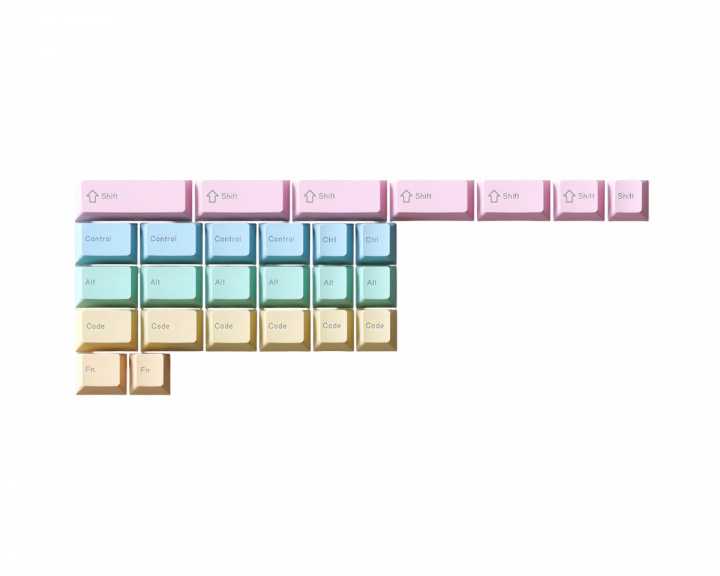 KBDfans PBTfans Lucy R2 - RGBY kit