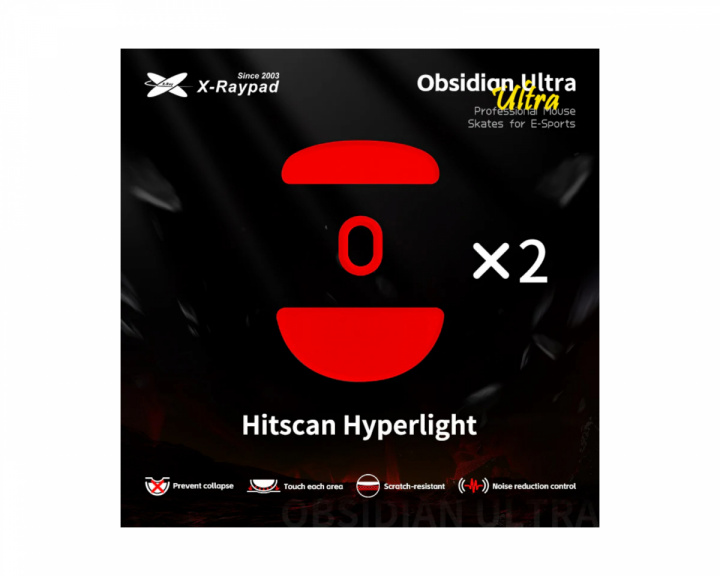 X-raypad Obsidian Ultra Skates Hitscan Hyperlight:lle