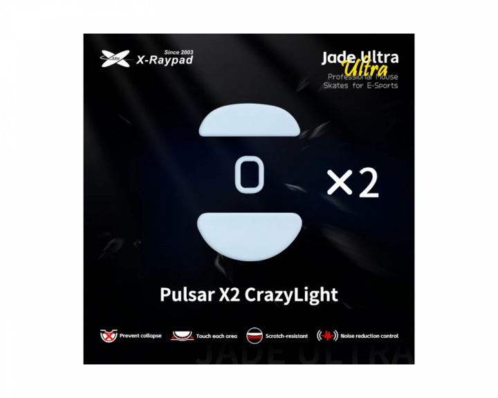 X-raypad Jade Ultra Skates Pulsar CrazyLight:lle