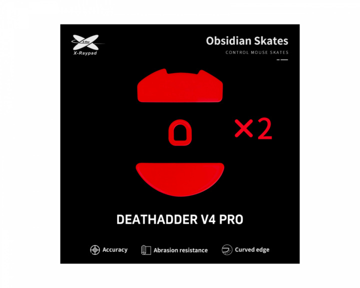 X-raypad Obsidian Skates Razer Deathadder V4 PRO:lle