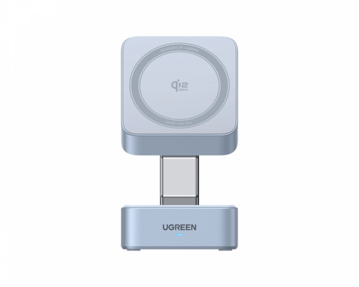 UGREEN MagFlow Qi2.2 25W 2-in-1 Magneettinen Langaton Laturi