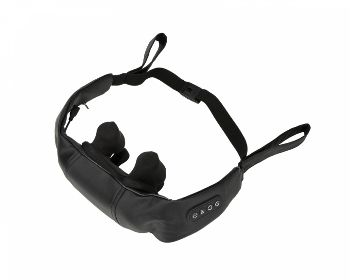  Shiatsu-niska- ja selkähierontalaite lämmityksellä – Musta