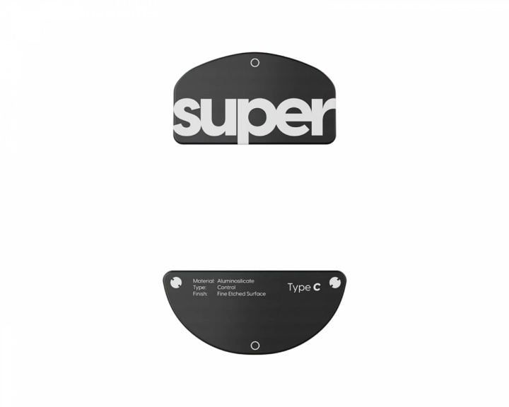  Lasikiekkoluistimet Type-C Susanto-X:lle - Musta