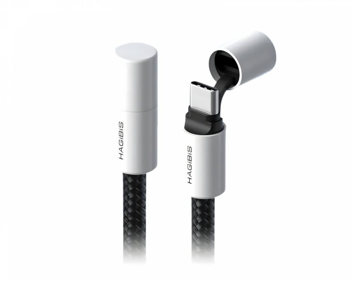 Hagibis USB-C Latauskaapeli Musta - 1,2 m