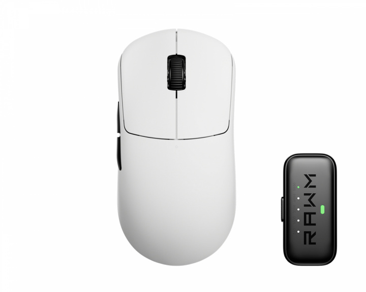 RAWM Leviathan V4 Dual 8K Langaton Pelihiiri - Valkoinen