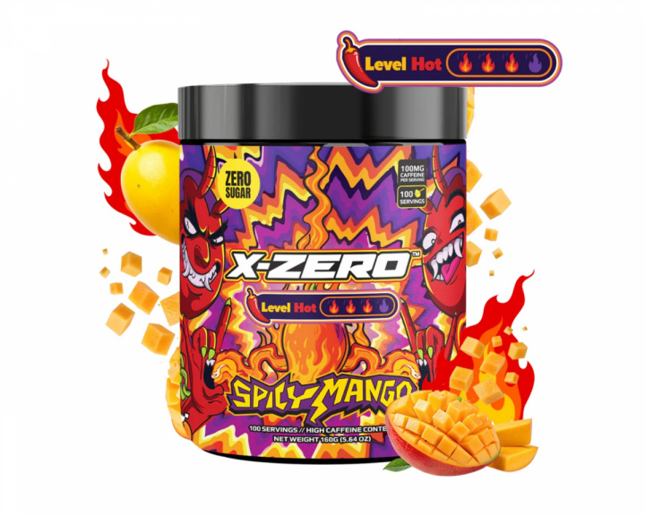 X-Gamer X-Zero Spicy Mango - 100 annosta