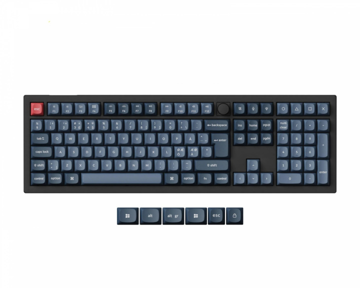  V6 Max QMK ISO Langaton Mekaaninen Näppäimistö [Gateron Jupiter Banana]
