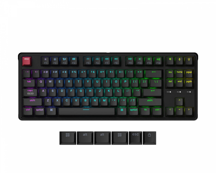  C3 Pro 8K QMK -johto Mekaaninen Näppäimistö [K Super Red]