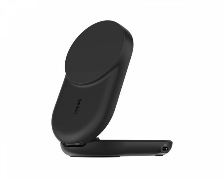 Belkin UltraCharge 2-in-1 Qi2 Langaton Laturi - Musta