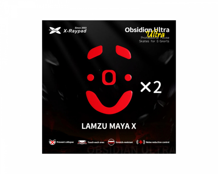 X-raypad Obsidian Ultra -luistimet Lamzu Maya X