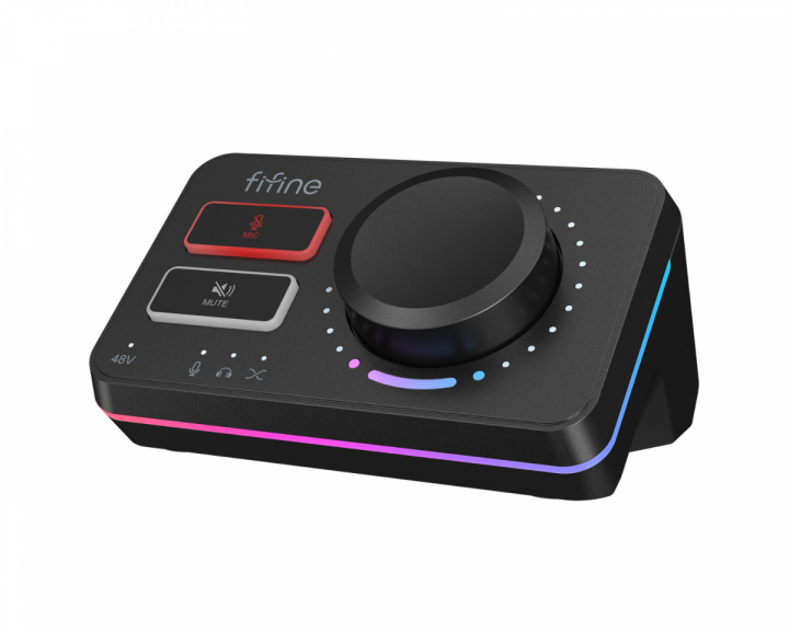  AmpliGame SC9 -äänimikseri - Musta