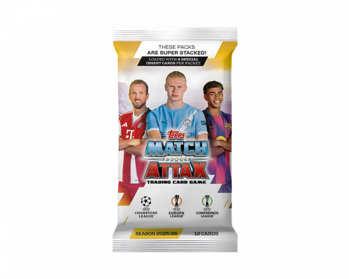  Match Attax -kortit UCL 25/26 Booster - Jalkapallokortit