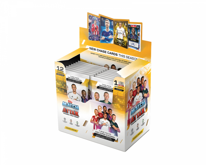  Match Attax Cards UCL 25/26 -näyttö (32 Boosters) - Jalkapallokortit