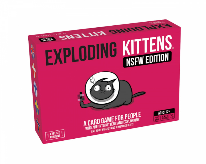  Exploding Kittens (NSFW Edition) - Lautapeli (Pohjoismainen)