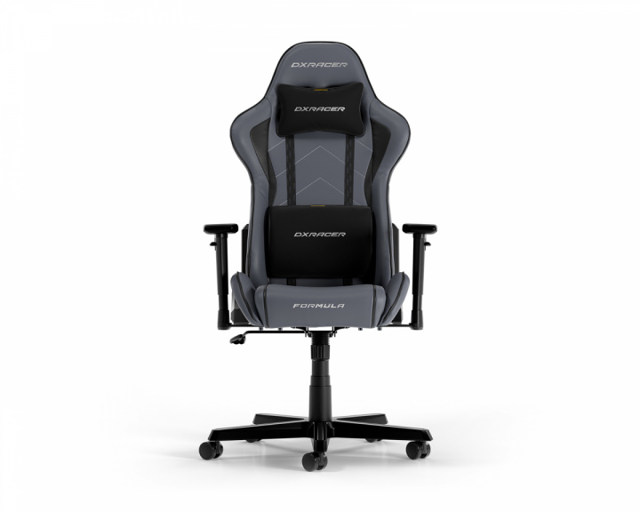 DXRacer FORMULA L Harmaa & Musta PVC Nahka