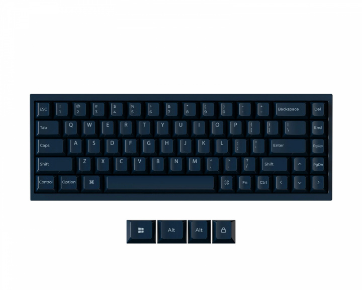 Keychron Q16 HE 8K Keraaminen ISO Näppäimistö [Lime Magnetic Switch] - Navy Blue