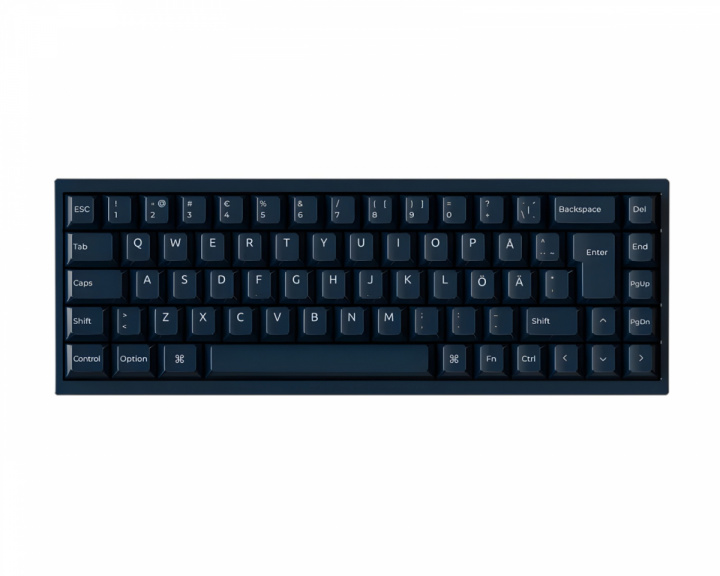 Keychron Q16 HE 8K Keraaminen ISO Näppäimistö [Lime Magnetic Switch] - Navy Blue