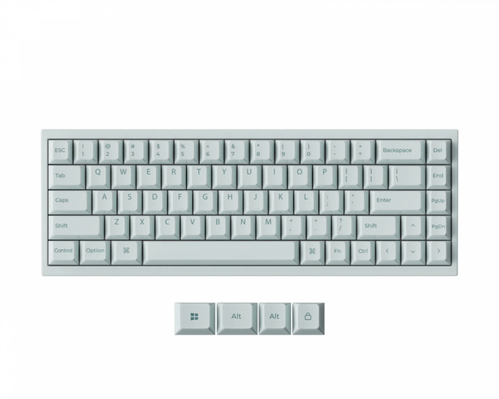 Keychron Q16 HE 8K Keraaminen ISO Näppäimistö [Lime Magnetic Switch] - Light Green