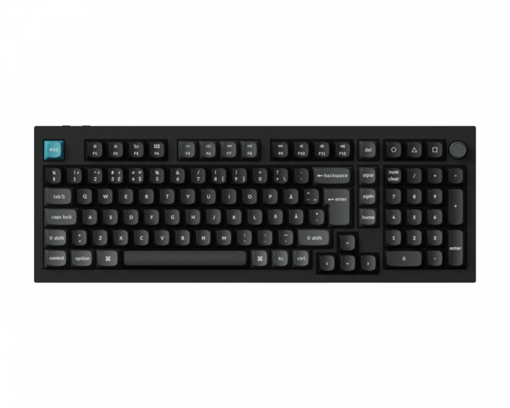  Q5 Ultra 8K Hotswap Knob Langaton Näppäimistö - Musta [Silk POM Banana]