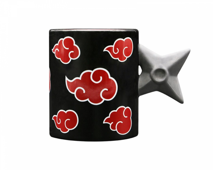  NARUTO SHIPPUDEN - 3D-kahvallinen muki - Shuriken Akatsuki