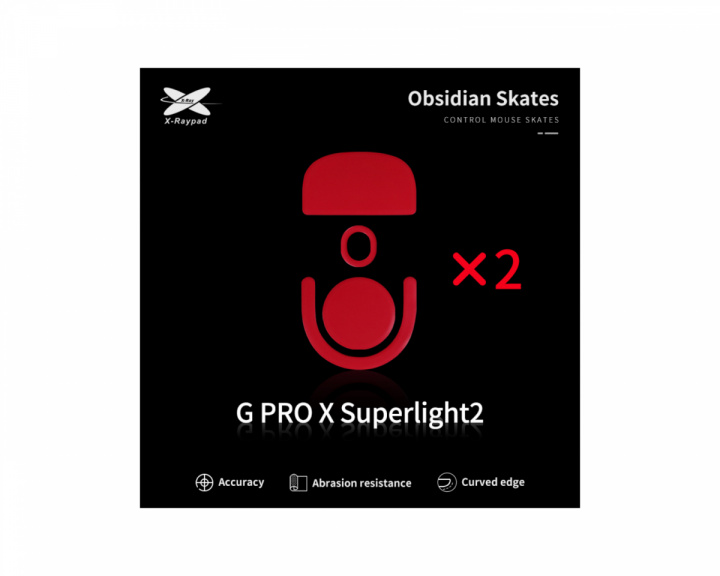  Obsidian Air Mouse Skates for Logitech G PRO X Superlight 2