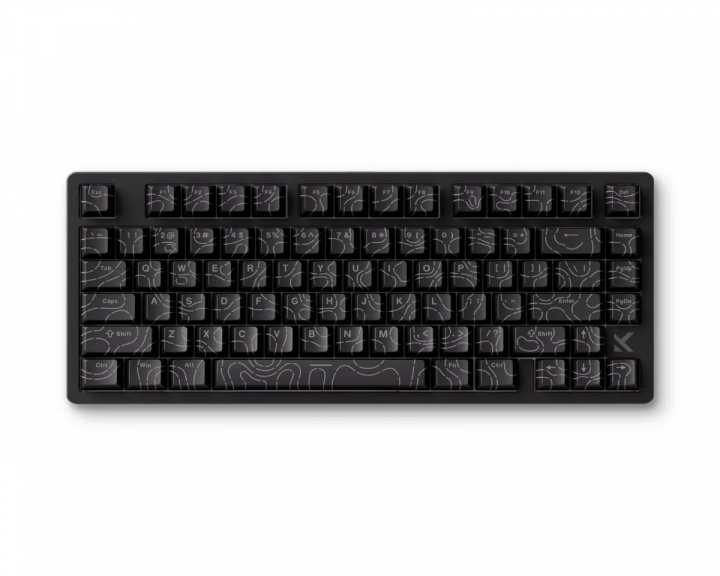  Jet 75 E‑sport Näppäimistö - Black Topographic [Kailh Magnetic God Switch]