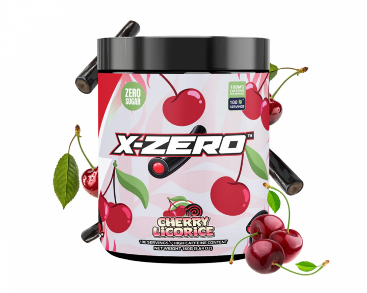 X-Gamer X-Zero Cherry Licorice - 100 Annosta