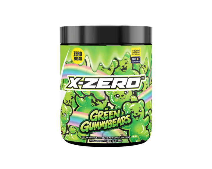  X-Zero Green Gummy Bears - 100 Annosta