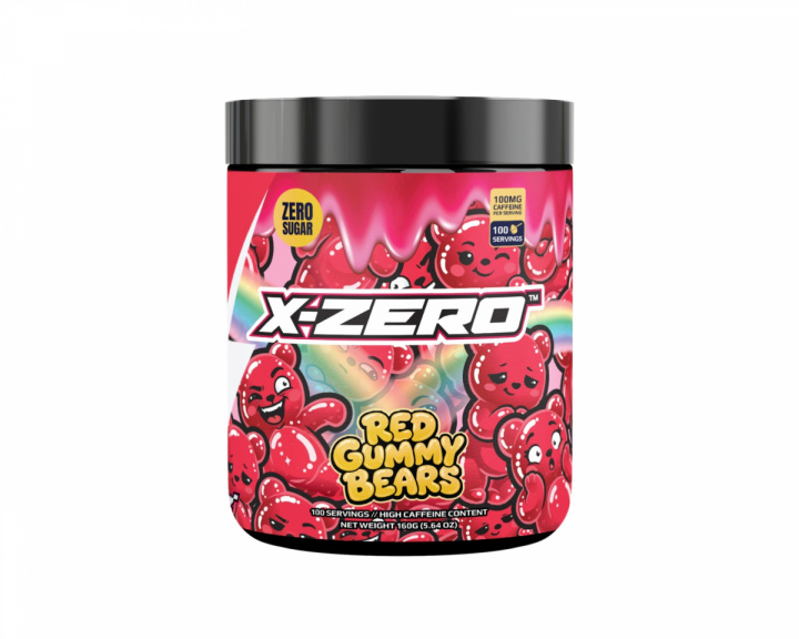  X-Zero Red Gummy Bears - 100 Annosta