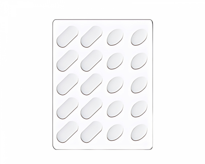  Capsule White - Universal skates - 40 pcs