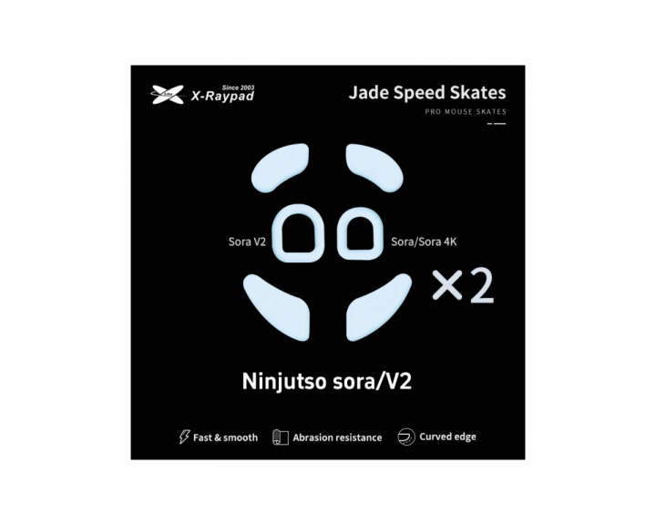 X-raypad Jade Mouse Skates Ninjutso Sora / 4K / Sora V2 varten