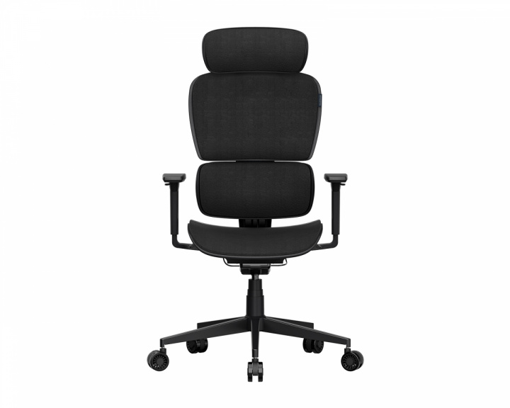  SpineX Pro Ergonominen Kangas Toimistotuoli - Musta