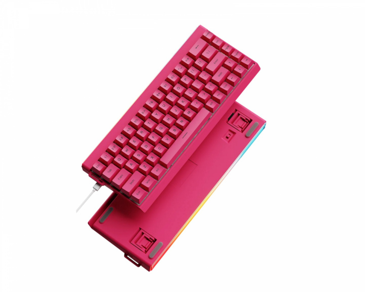  DK68 Magnetic HE ANSI Näppäimistö [Gateron Wuji] - Vaaleanpunainen